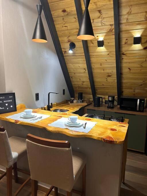 Chale Sol Nascente Villa Aguas Mornas Ngoại thất bức ảnh
