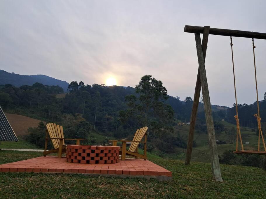 Chale Sol Nascente Villa Aguas Mornas Ngoại thất bức ảnh